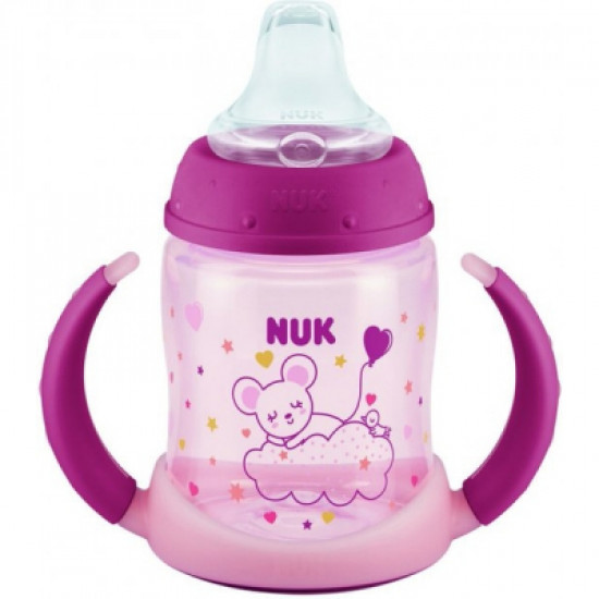 Бутылочка для кормления Nuk First Choice Мышонок, 150 мл, розовый (3952376) Бутылочка для кормления Nuk First Choice Мышонок, 150 мл, розовый (3952376)
