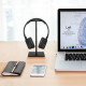 Headphone stand organizer headset on a non-slip basis New Bee NB-Z1B Black Headphone stand organizer headset on a non-slip basis New Bee NB-Z1B Black