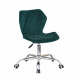 Стілець Greg OFFICE Оксамит Onder Mebli Зелений B-1003 Стілець Greg OFFICE Оксамит Onder Mebli Зелений B-1003