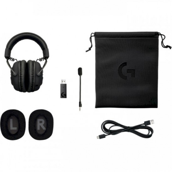Навушники Logitech G PRO X Wireless Lightspeed Black (981-000907) Навушники Logitech G PRO X Wireless Lightspeed Black (981-000907)