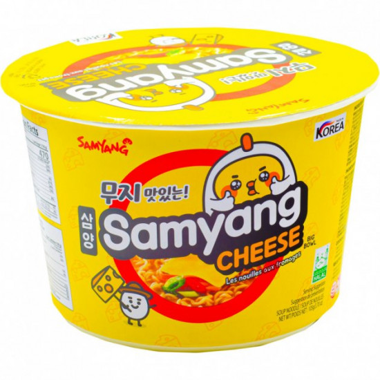 Samyang cheese ramen soup in bowl 105g Samyang cheese ramen soup in bowl 105g