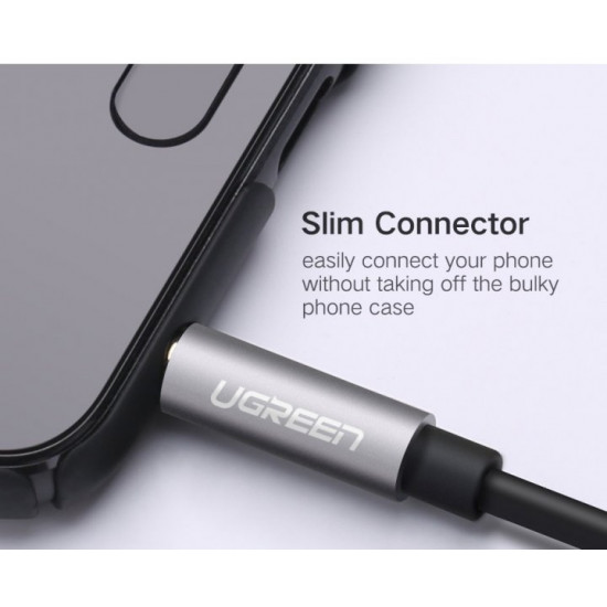 Cable UGREEN AV123 3.5mm Stereo Audio Splitter Cable with Braid 20cm Black (10532) Cable UGREEN AV123 3.5mm Stereo Audio Splitter Cable with Braid 20cm Black (10532)