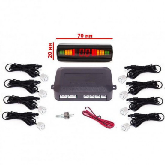 Парктроник BAXSTER PS-818-11 серебро Парктроник BAXSTER PS-818-11 серебро