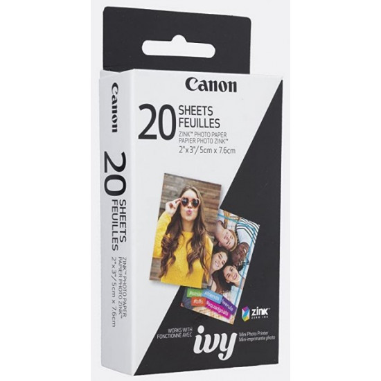 Canon Zink Photo Paper for Zoemini 20 sheets (3214C002) Canon Zink Photo Paper for Zoemini 20 sheets (3214C002)