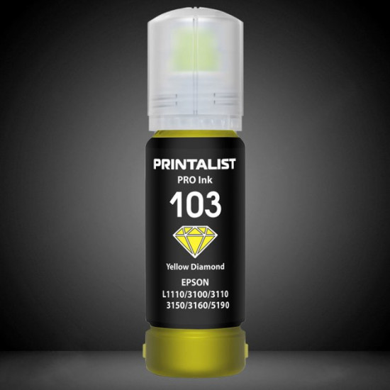 Чорнило для Epson L3151 PRINTALIST 103 Yellow 70г PL103Y Чорнило для Epson L3151 PRINTALIST 103 Yellow 70г PL103Y