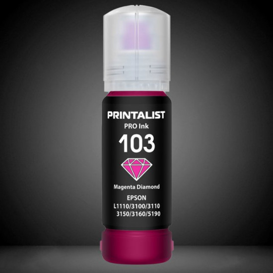 Чорнило для Epson L3160 PRINTALIST 103 Magenta 70г PL103M Чорнило для Epson L3160 PRINTALIST 103 Magenta 70г PL103M