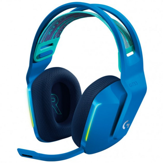 Computer headset Logitech G733 Lightspeed Wireless RGB (981-000943) Blue [64405]