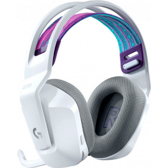 Computer headset Logitech G733 Lightspeed Wireless RGB (981-000883) White [64406]