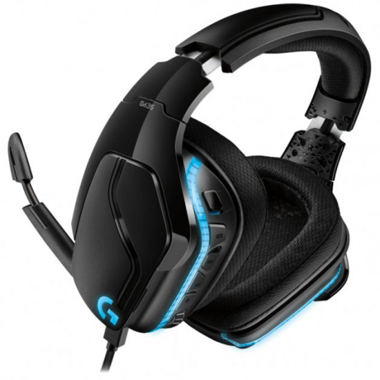 Computer headset Logitech G635 Wired Gaming Headset USB (981-000750) Black [64403]
