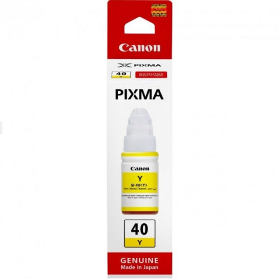 Чернила для Canon PIXMA GM4040 Canon 40 Yellow 70мл 3402C001 Чернила для Canon PIXMA GM4040 Canon 40 Yellow 70мл 3402C001