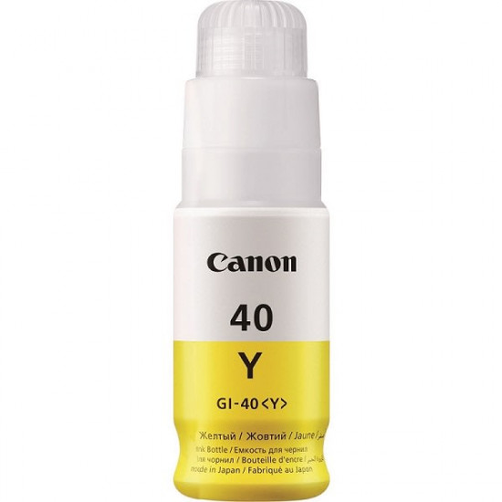 Чернила для Canon PIXMA GM4040 Canon 40 Yellow 70мл 3402C001 Чернила для Canon PIXMA GM4040 Canon 40 Yellow 70мл 3402C001