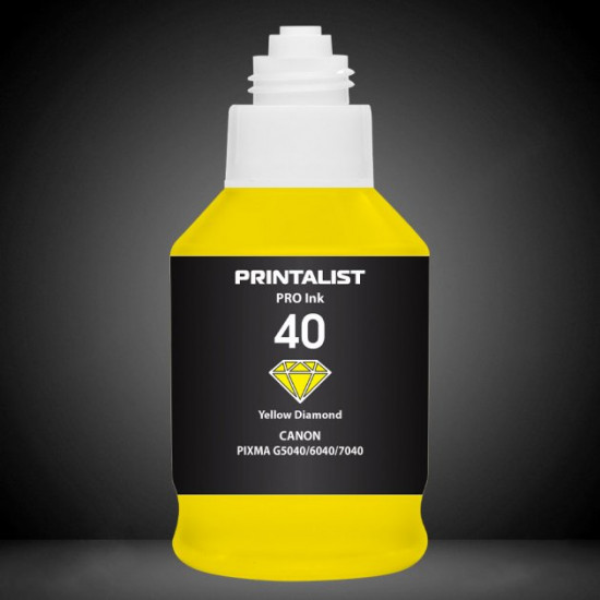 Ink for Canon PIXMA GM4040 PRINTALIST GI-40 Yellow 190g PL40Y Ink for Canon PIXMA GM4040 PRINTALIST GI-40 Yellow 190g PL40Y