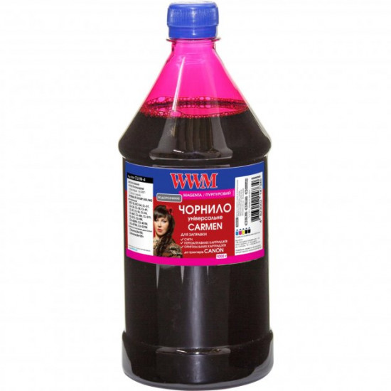 Ink for Canon PIXMA MG3052 WWM CARMEN Magenta 1000g CU/M-4 Ink for Canon PIXMA MG3052 WWM CARMEN Magenta 1000g CU/M-4