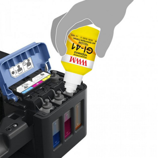 Чернила для Canon PIXMA G1420 WWM GI-41 Yellow 190г G41Y Чернила для Canon PIXMA G1420 WWM GI-41 Yellow 190г G41Y