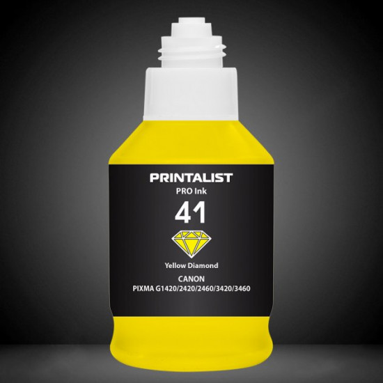 Ink for Canon PIXMA G2420 PRINTALIST GI-41 Yellow 190g PL41Y Ink for Canon PIXMA G2420 PRINTALIST GI-41 Yellow 190g PL41Y