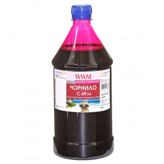 Чернила для Canon PIXMA G3460 WWM 1000г C49/M-4 Чернила для Canon PIXMA G3460 WWM 1000г C49/M-4