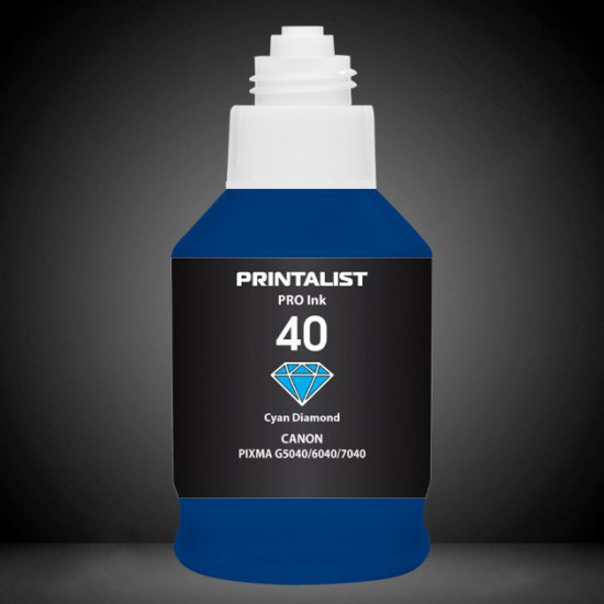 Ink for Canon PIXMA GM2040 PRINTALIST GI-40 Cyan 190g PL40C Ink for Canon PIXMA GM2040 PRINTALIST GI-40 Cyan 190g PL40C