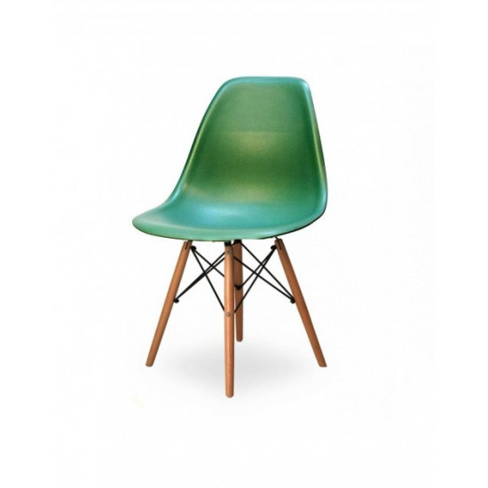 Стілець обідній Accord Enzo Eames Chair темно-зелений 460x420x800 мм Стілець обідній Accord Enzo Eames Chair темно-зелений 460x420x800 мм
