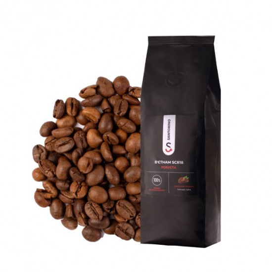 Freshly roasted coffee beans Santorino Robusta Vietnam Scr18 1kg Freshly roasted coffee beans Santorino Robusta Vietnam Scr18 1kg