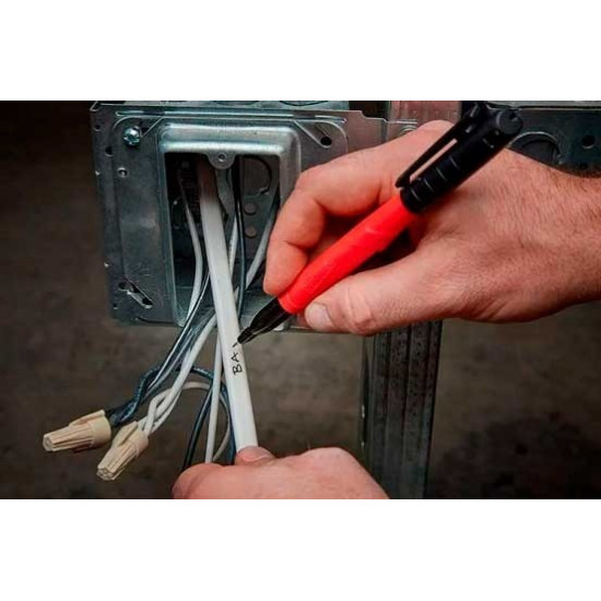 Milwaukee InkZAll Construction Site Marker, Ultra-Fine, Black 4 pcs 48223154 Milwaukee InkZAll Construction Site Marker, Ultra-Fine, Black 4 pcs 48223154