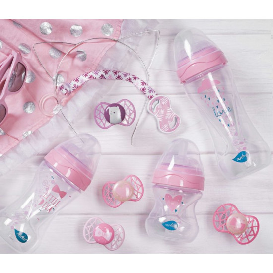 Дитяча Антиколікова пляшечка для годування Nuvita Mimic Collection 330 мл Рожева (NV6051ROSA) Дитяча Антиколікова пляшечка для годування Nuvita Mimic Collection 330 мл Рожева (NV6051ROSA)