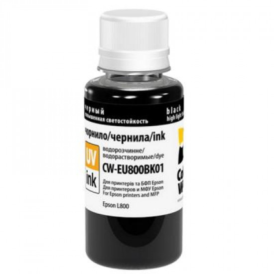 Ink ColorWay Epson L800 Black EU800BK (CW-EU800BK01). 56637 Ink ColorWay Epson L800 Black EU800BK (CW-EU800BK01). 56637