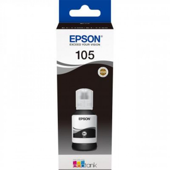 Контейнер с чернилами EPSON 105 black pigmented (C13T00Q140). 43837 Контейнер с чернилами EPSON 105 black pigmented (C13T00Q140). 43837