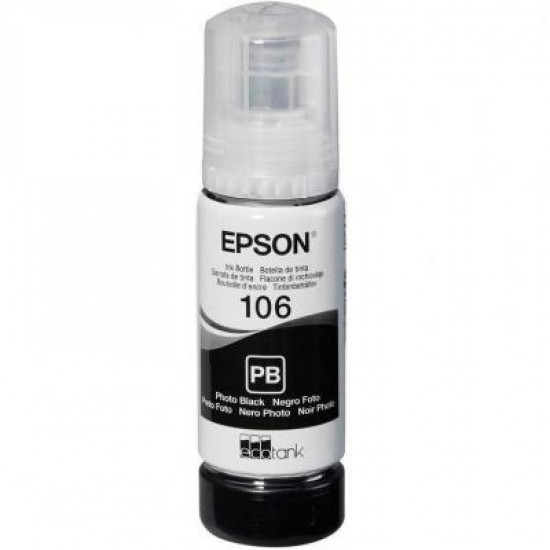 Контейнер с чернилами EPSON 106 black (C13T00R140). 43838 Контейнер с чернилами EPSON 106 black (C13T00R140). 43838