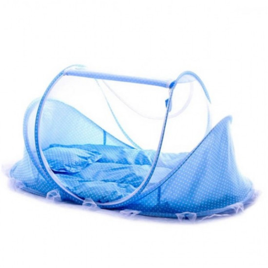 Transformable crib with mosquito net Happy Baby Blue (LT)