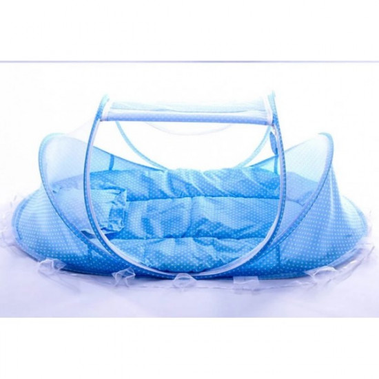 Transformable crib with mosquito net Happy Baby Blue (LT)