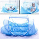Transformable crib with mosquito net Happy Baby Blue (LT)