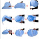 Transformable crib with mosquito net Happy Baby Blue (LT)