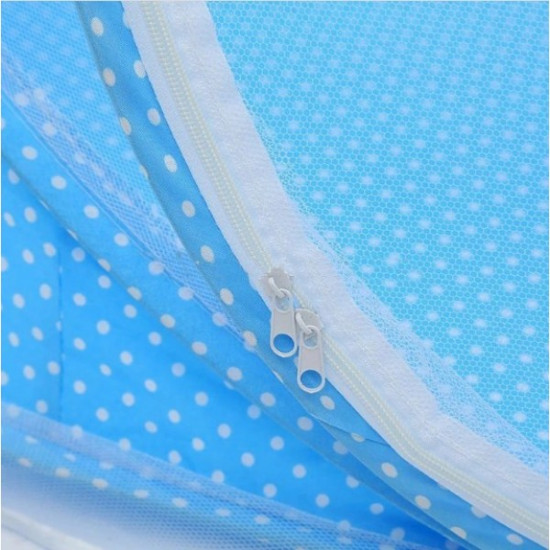 Transformable crib with mosquito net Happy Baby Blue (LT)