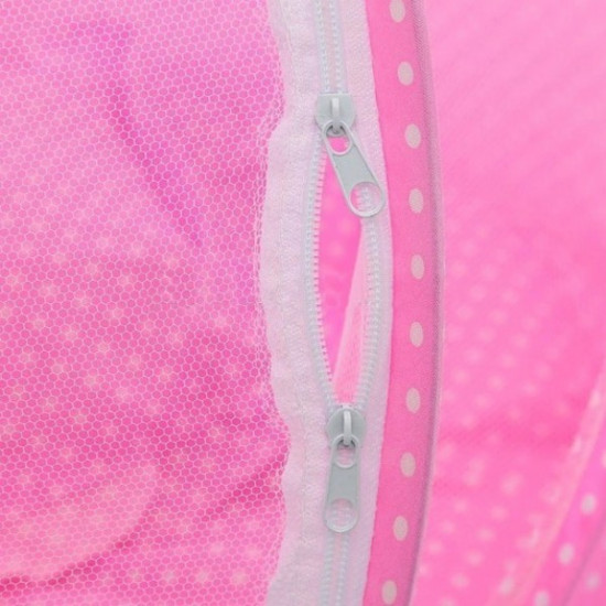 Transformable crib with mosquito net Happy Baby Pink (LT) Transformable crib with mosquito net Happy Baby Pink (LT)