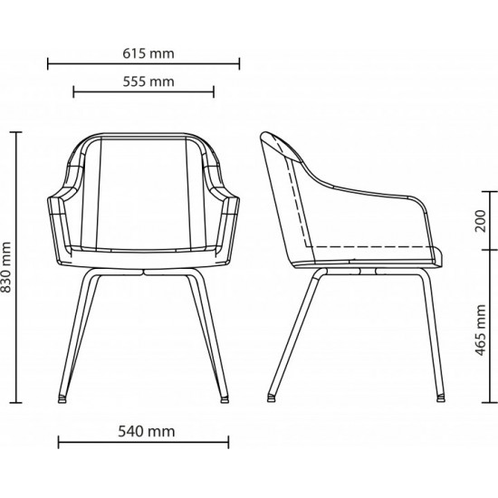 Chair Nowy Styl WESTER 4L ordf CHROME SORO-40 Chair Nowy Styl WESTER 4L ordf CHROME SORO-40