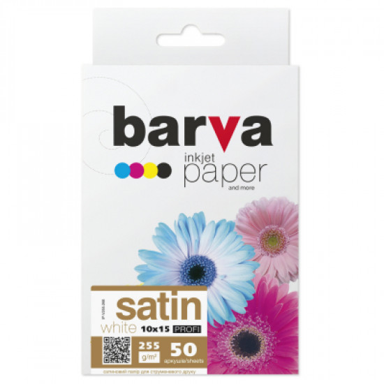 Бумага Barva 10x15, 255 g/m2, PROFI, 50арк, satin (V255-266) Бумага Barva 10x15, 255 g/m2, PROFI, 50арк, satin (V255-266)