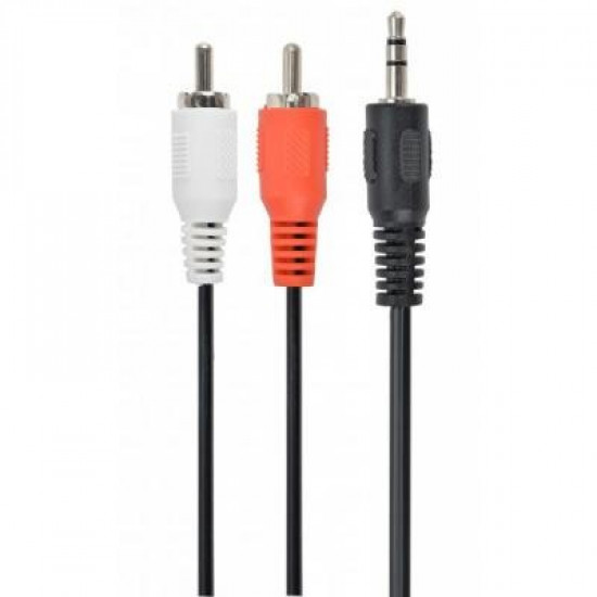 Кабель мультимедійний Jack 3.5mm тато/2RCA тато Cablexpert (CCA-458-20M) Кабель мультимедійний Jack 3.5mm тато/2RCA тато Cablexpert (CCA-458-20M)