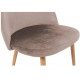 Kitchen dining chair Richman Robbi / Robbi cocoa wood effect legs Kitchen dining chair Richman Robbi / Robbi cocoa wood effect legs