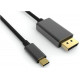 Адаптер-перехідник Viewcon USB-C на DisplayPort 1.5 м Black (TE392) Адаптер-перехідник Viewcon USB-C на DisplayPort 1.5 м Black (TE392)