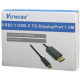 Адаптер-перехідник Viewcon USB-C на DisplayPort 1.5 м Black (TE392) Адаптер-перехідник Viewcon USB-C на DisplayPort 1.5 м Black (TE392)