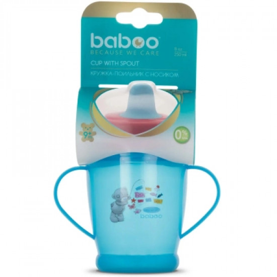 Baboo Me To You Sippy Cup 250 ml - blue (90437) Baboo Me To You Sippy Cup 250 ml - blue (90437)
