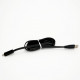 Кабель зарядное, которое можно резать USB Micro USB для зарядки, черное Кабель зарядное, которое можно резать USB Micro USB для зарядки, черное