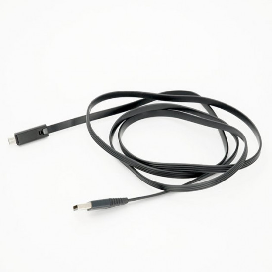 Кабель зарядное, которое можно резать USB Micro USB для зарядки, черное Кабель зарядное, которое можно резать USB Micro USB для зарядки, черное