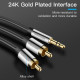 Cable Vention AUX 3.5 mm M - 2xRCA M, 1 m, Black (BCFBF) Cable Vention AUX 3.5 mm M - 2xRCA M, 1 m, Black (BCFBF)