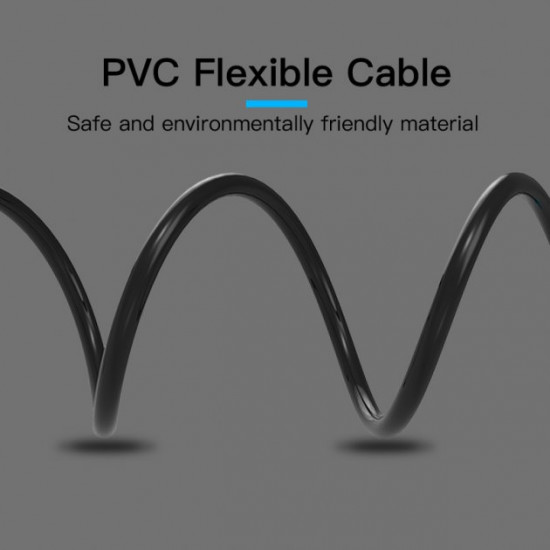 Cable Vention AUX 3.5 mm M - 2xRCA M, 1 m, Black (BCFBF) Cable Vention AUX 3.5 mm M - 2xRCA M, 1 m, Black (BCFBF)