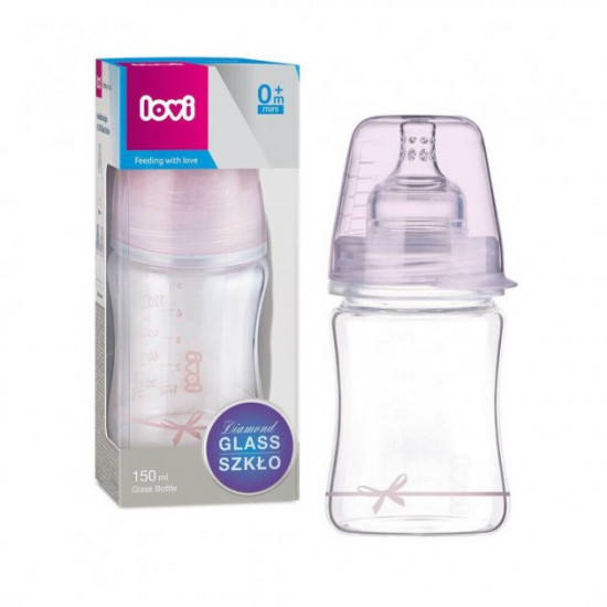 Sklyana plyashechka Lovi Diamond Glass 150 ml Baby Shower girl (74/104girl) Sklyana plyashechka Lovi Diamond Glass 150 ml Baby Shower girl (74/104girl)