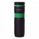 Thermal mug Kamille 900 ml. stainless steel with TPR insert Black / Green KM-2068 Thermal mug Kamille 900 ml. stainless steel with TPR insert Black / Green KM-2068