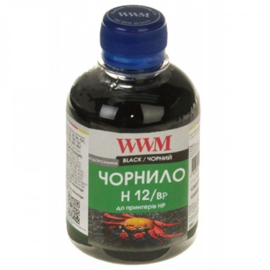 Чернила WWM HP №10/11/12 200г Black 200г pigmented (H12/BP) Чернила WWM HP №10/11/12 200г Black 200г pigmented (H12/BP)