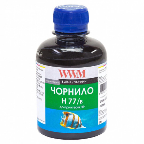 Чернила WWM HP №177 84 black 200ml (H77/B) Чернила WWM HP №177 84 black 200ml (H77/B)