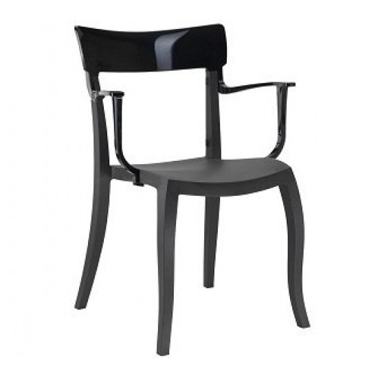 Chair Armchair PAPATYA Hera-K Black seat, black top (IR03684) Chair Armchair PAPATYA Hera-K Black seat, black top (IR03684)